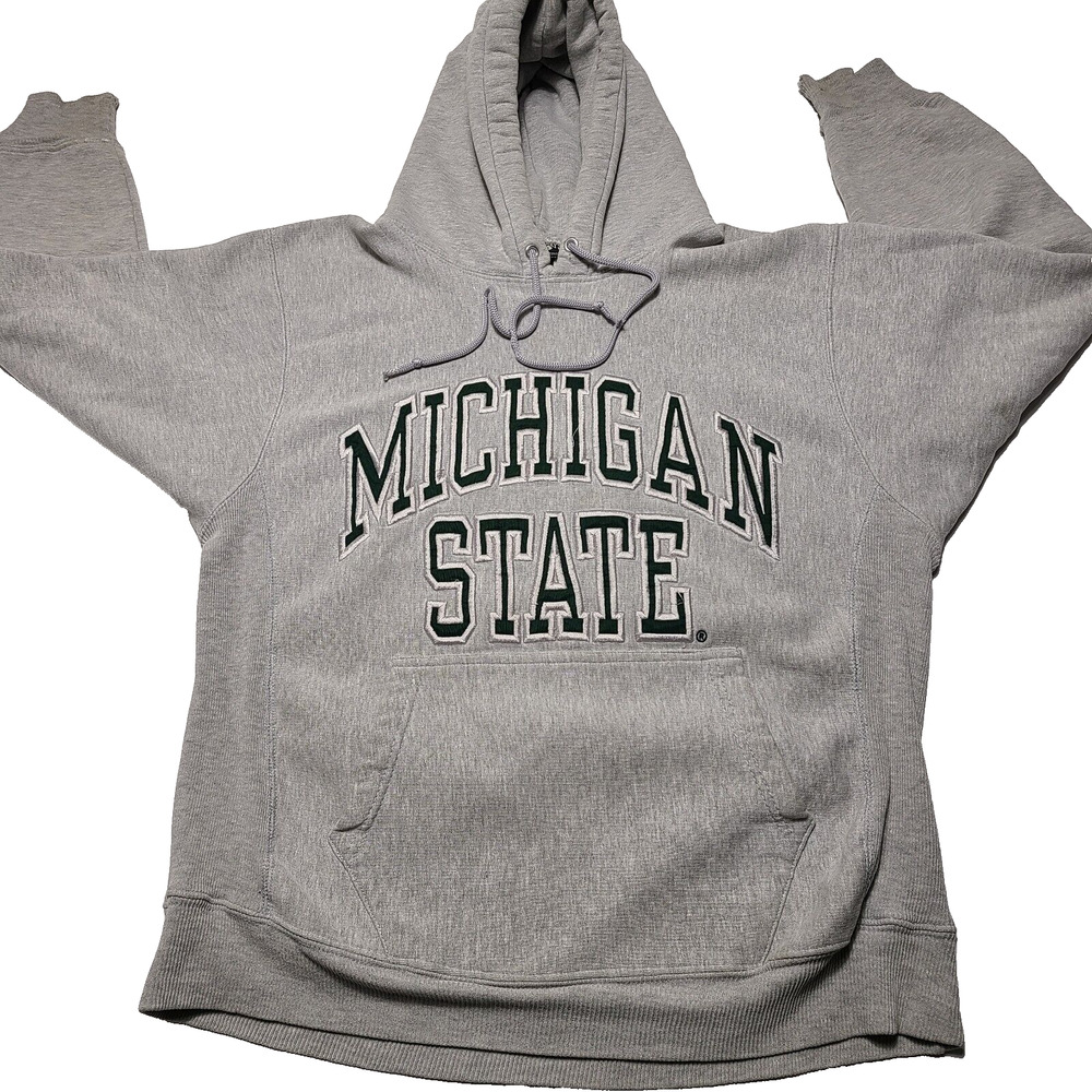 Vintage Steve & Barrys Michigan State Spartans College Hoodie Sweatshirt Size XS